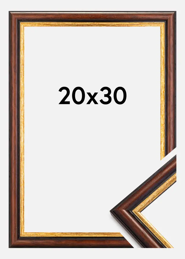 Cadre Siljan Verre Acrylique Marron 20x30 cm