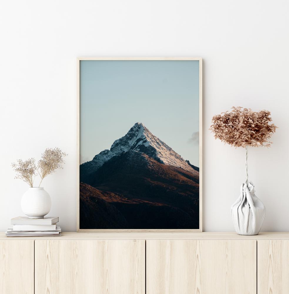 Snowy Mountain Poster