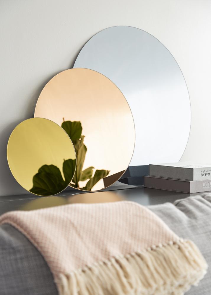 KAILA Miroir rond Smoked Grey diamètre 110 cm