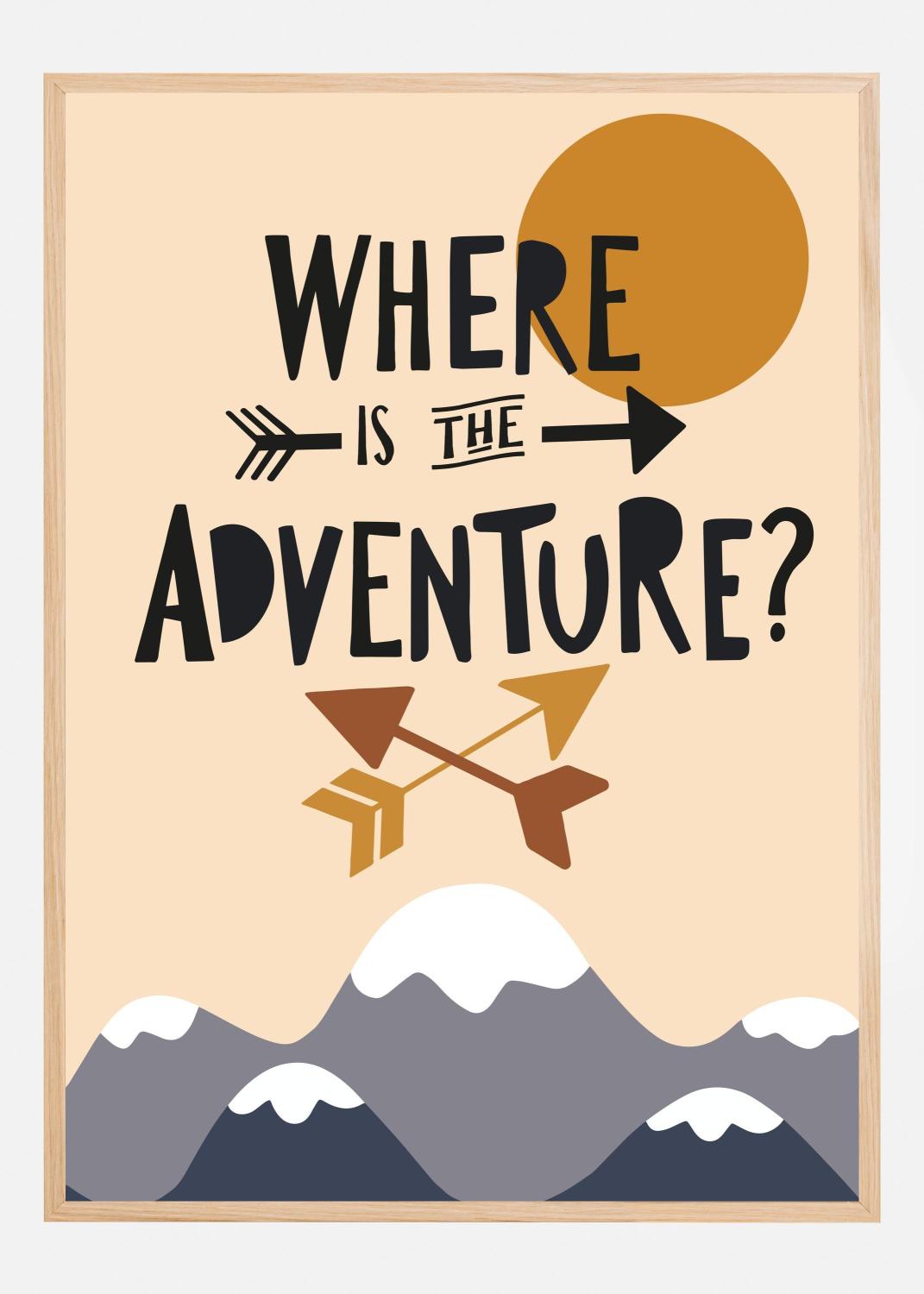 Product Image for Where Is the Adventure Poster (21x29.7 cm (A4))