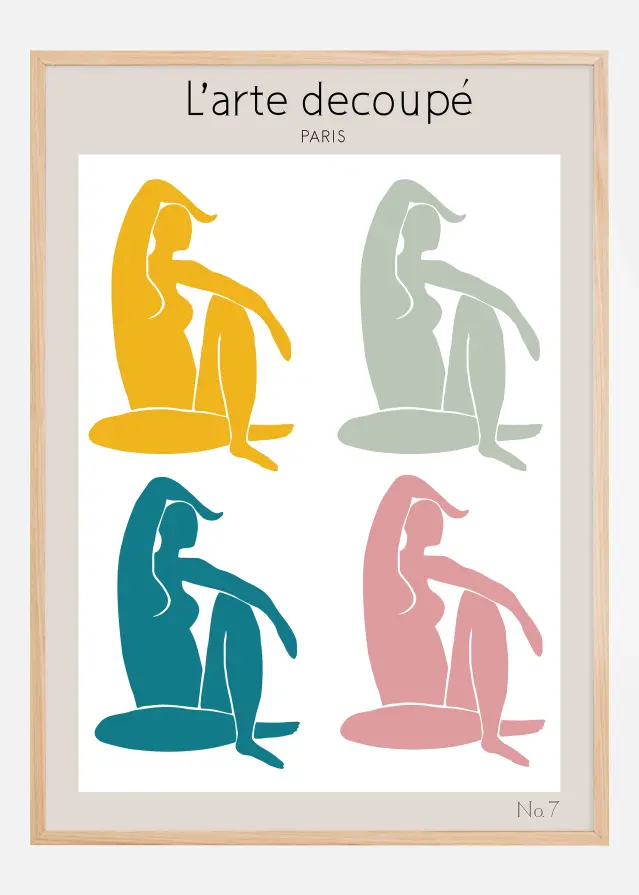 Four Figures Poster