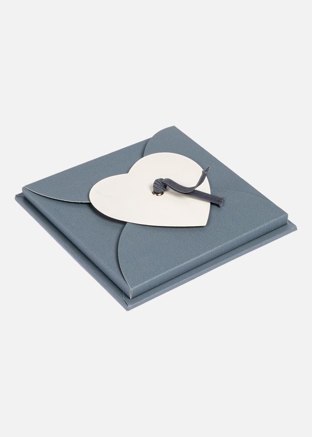 PAC Leporello Heart Gris - 11 images en 10x10 cm