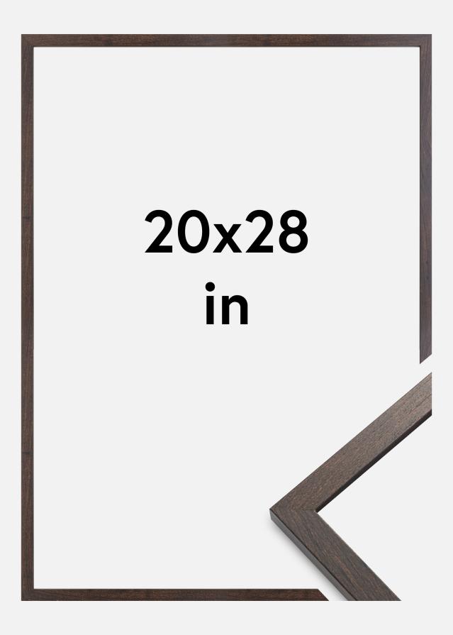 Cadre Trendy Verre Acrylique Noyer 20x28 inches (50,8x71,12 cm)