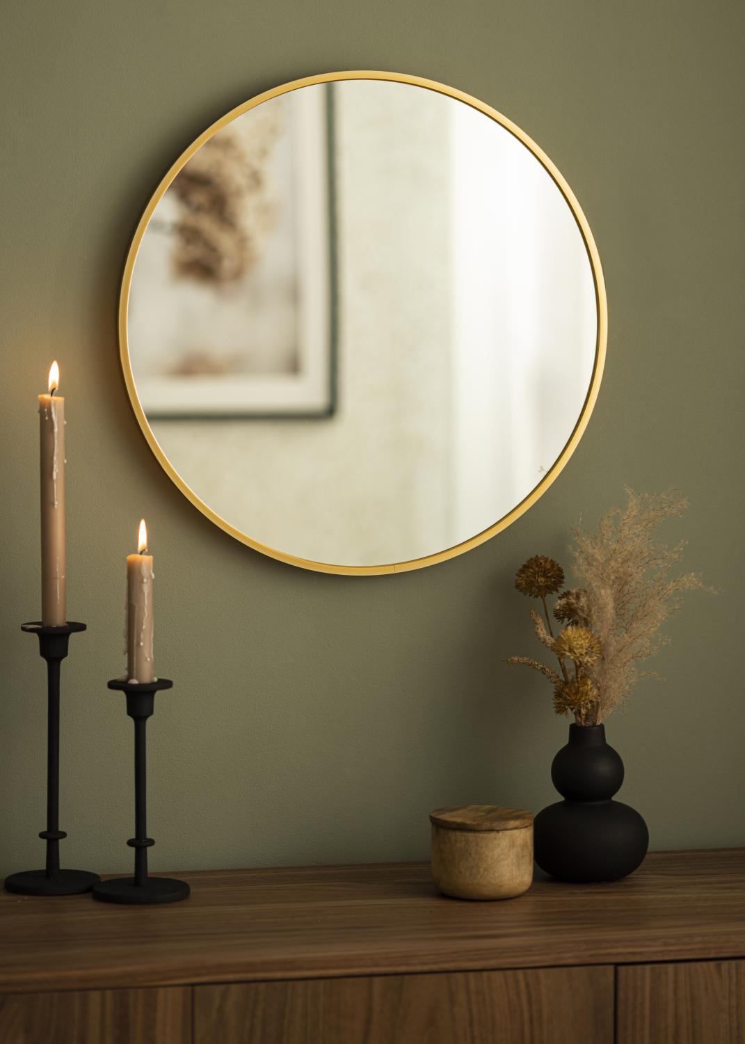 Product Image for KAILA Round Mirror - Edge Gold diamètre 50 cm