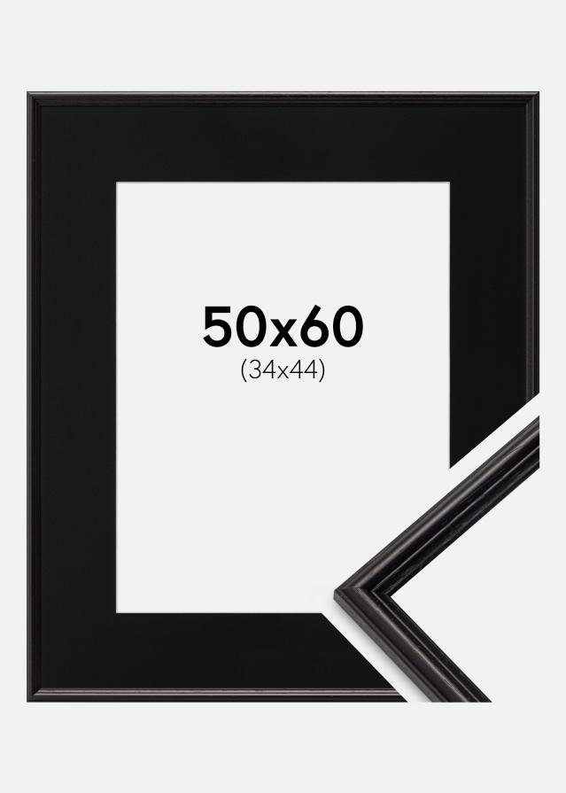 Cadre Horndal Noir 50x60 cm - Passe-partout Noir 35x45 cm