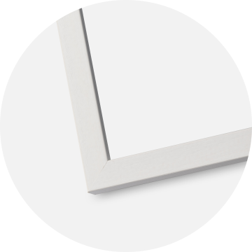 Cadre Edsbyn Blanc 10x10 cm - Passe-partout Blanc 7x7 cm