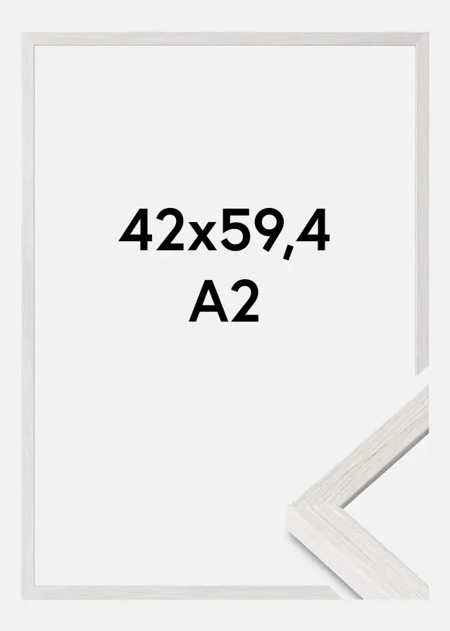 Cadre Ares Verre acrylique White Oak 42x59,4 cm (A2)