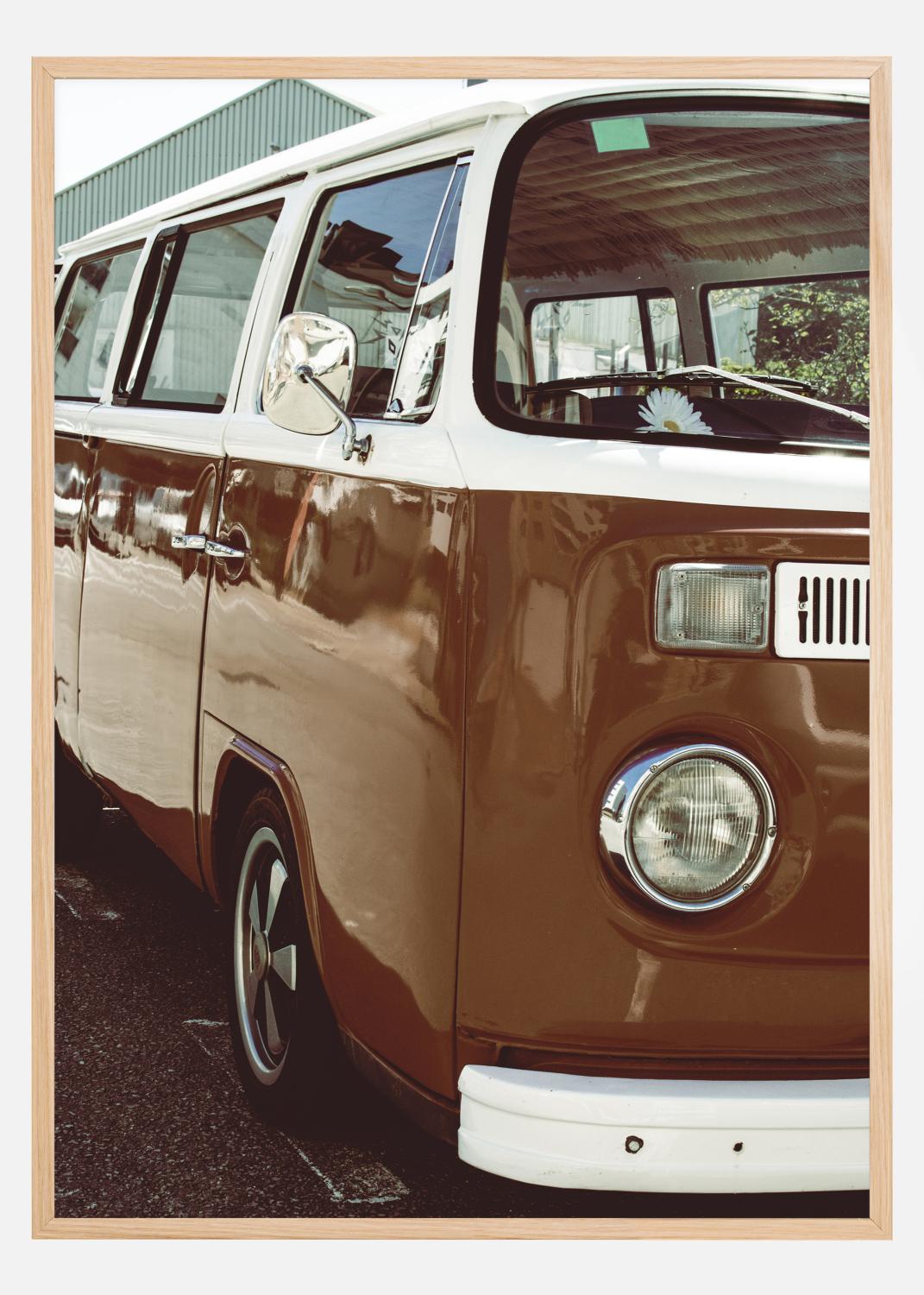 Product Image for Red Volkswagen Bus Poster (21x29,7 cm (A4))