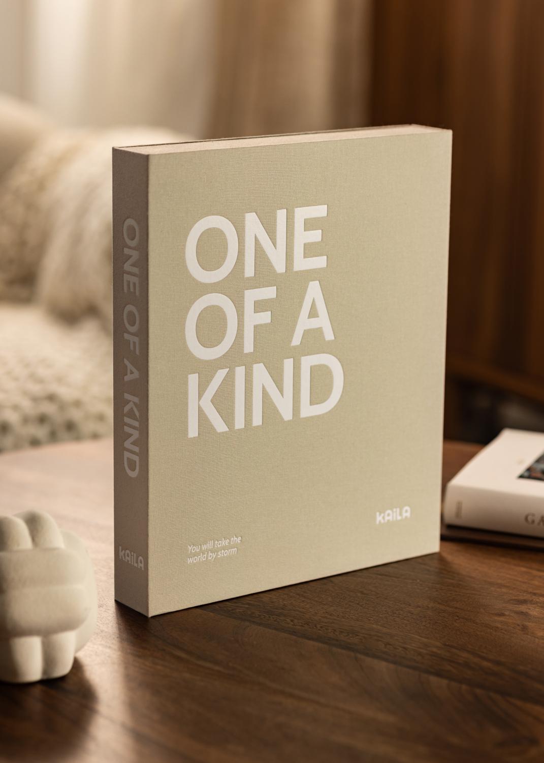 Product Image for KAILA ONE OF A KIND Grey - Coffee Table Photo Album (60 Pages Noires)
