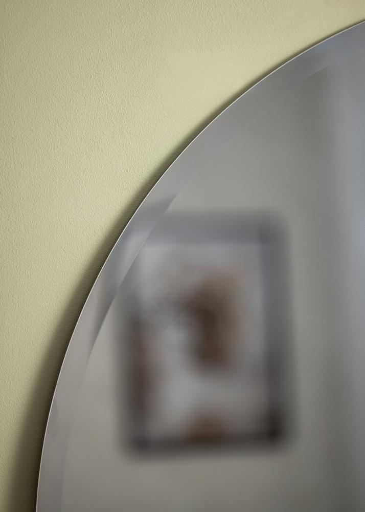 KAILA Miroir rond Dark Smoked Grey Deluxe diamètre 90 cm