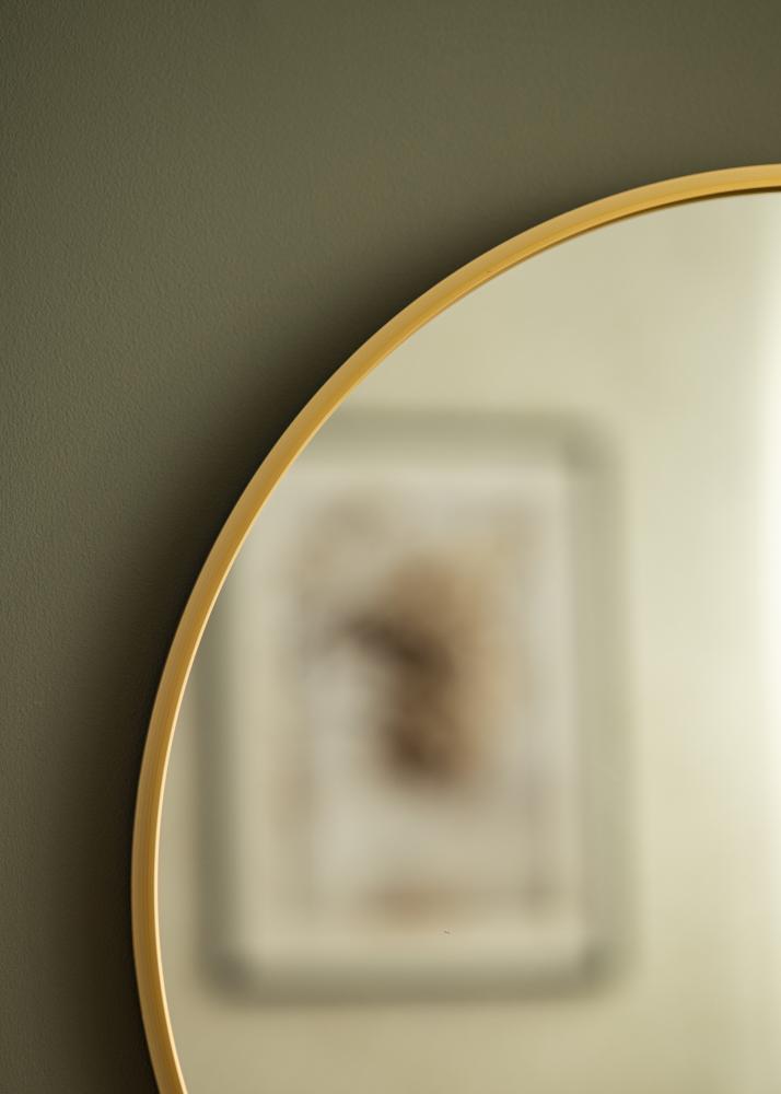 KAILA Round Mirror - Edge Gold diamètre 50 cm