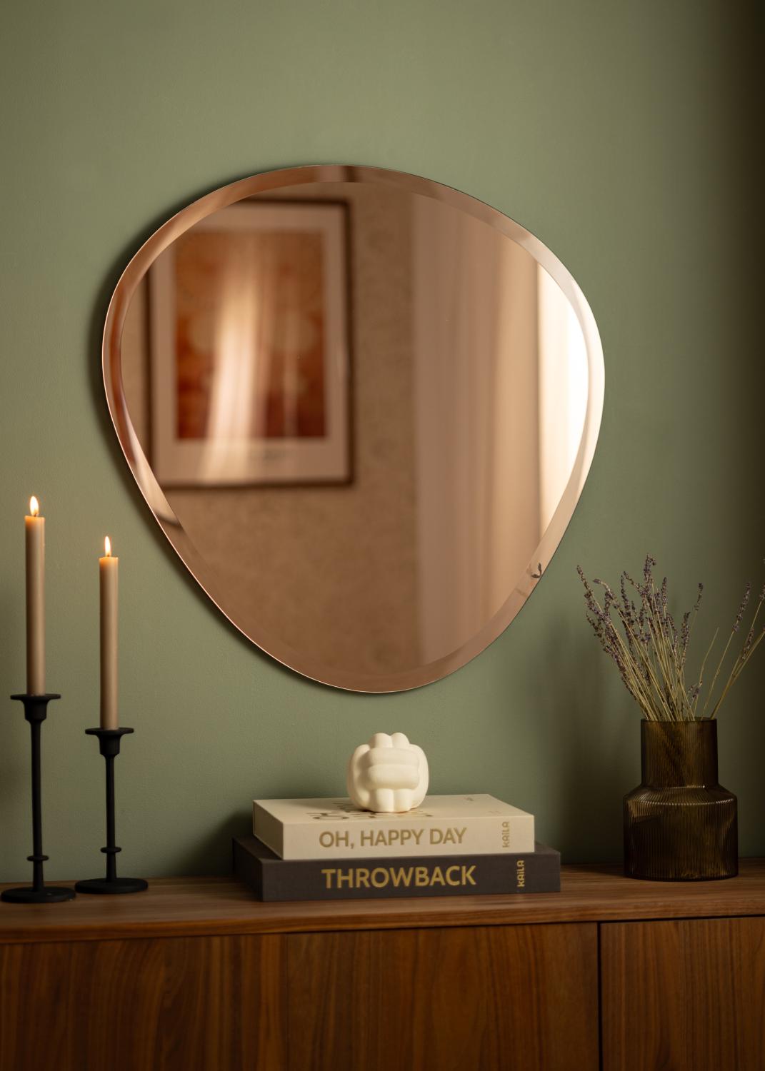 Product Image for Miroir Shape Rose Gold 68x70 cm