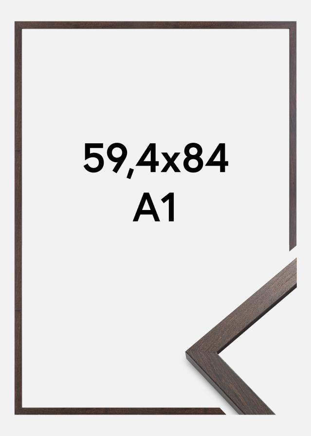 Cadre Trendy Verre Acrylique Noyer 59,4x84 cm (A1)
