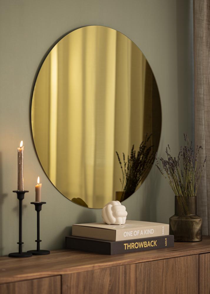 Miroir Golden Yellow diamètre 80 cm