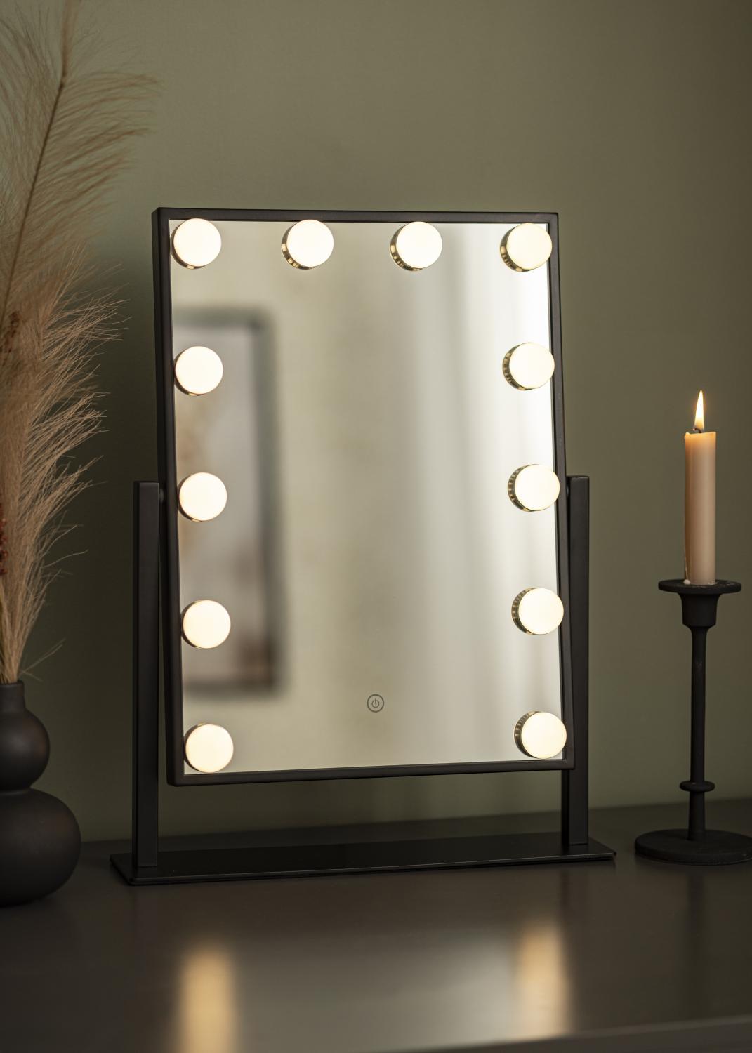 Product Image for KAILA Miroir de maquillage I Noir - 36x47 cm