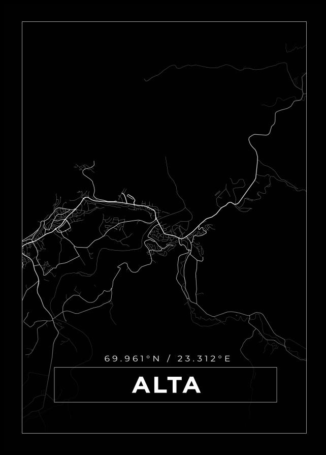 Map - Alta - Black