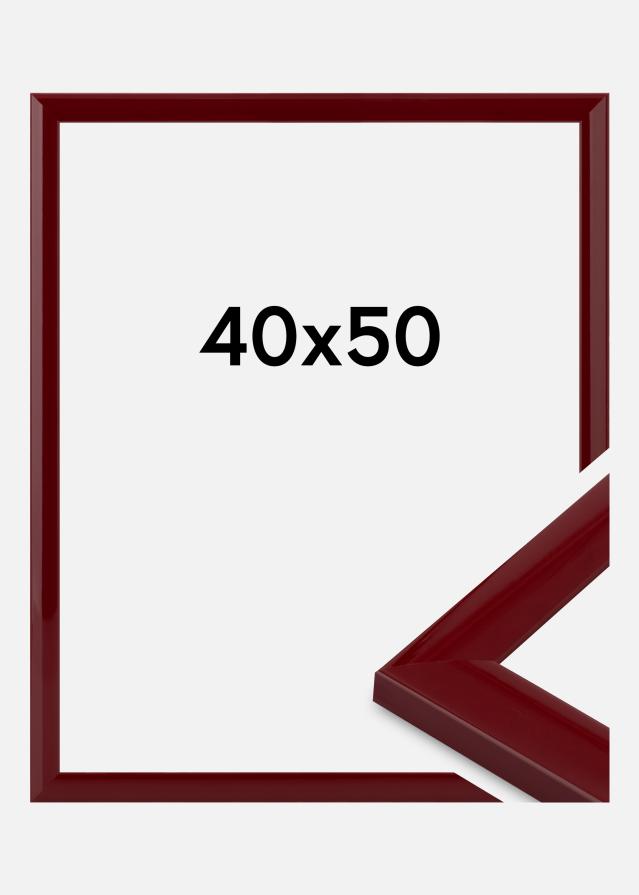 Cadre Dorset Verre Acrylique Rouge Foncé 40x50 cm