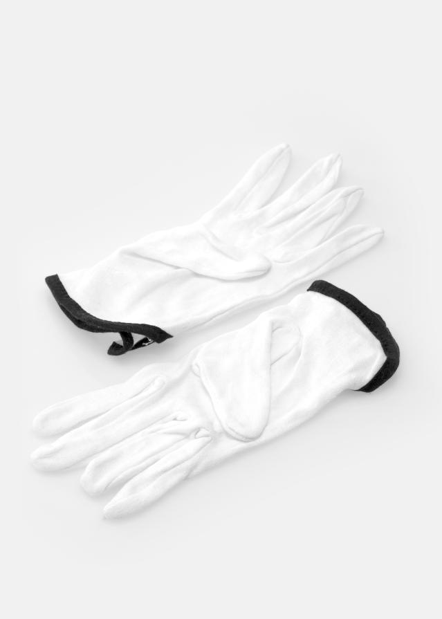 Gants en coton pour photos