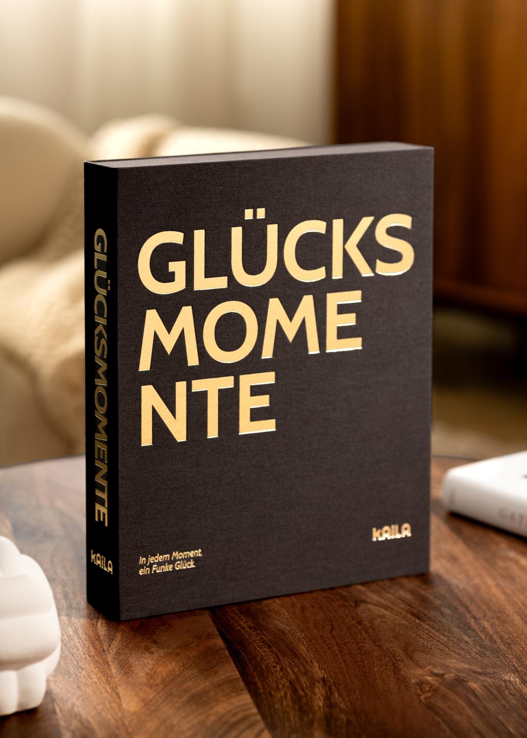 Product Image for KAILA GLÜCKSMOMENTE Black - Coffee Table Photo Album (60 Pages Noires)