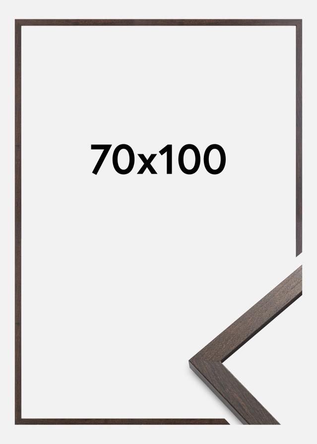 Cadre Trendy Verre Acrylique Noyer 70x100 cm