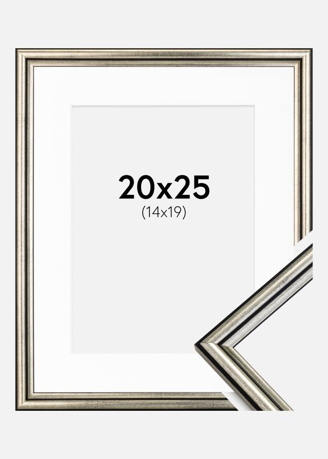 Cadre Horndal Argent 20x25 cm - Passe-partout Blanc 15x20 cm