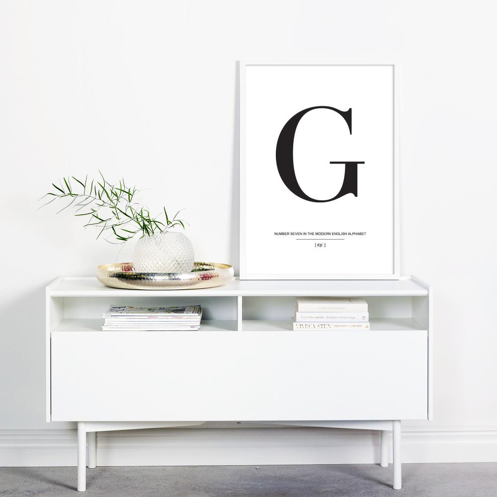 Letter G Poster