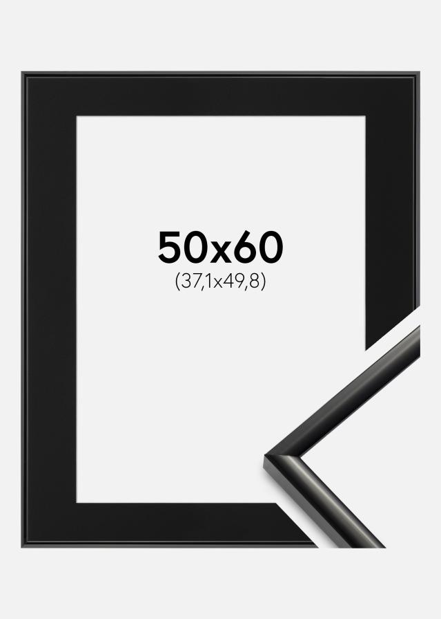 Cadre New Lifestyle Noir 50x60 cm - Passe-partout Noir 15x20 pouces