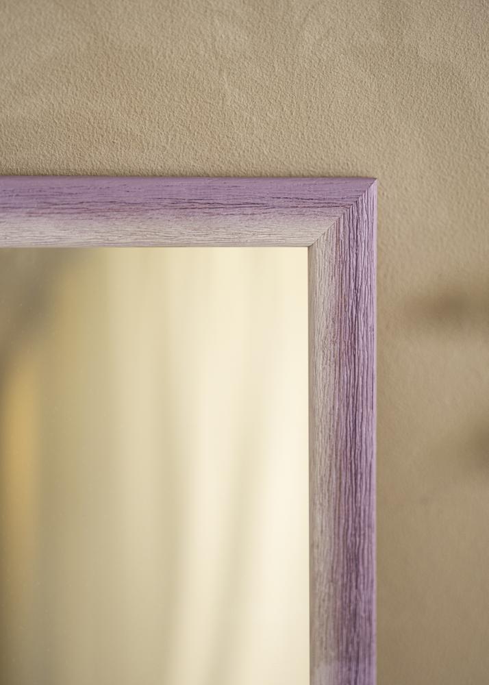 Miroir Cornwall Violet clair - Sur mesure