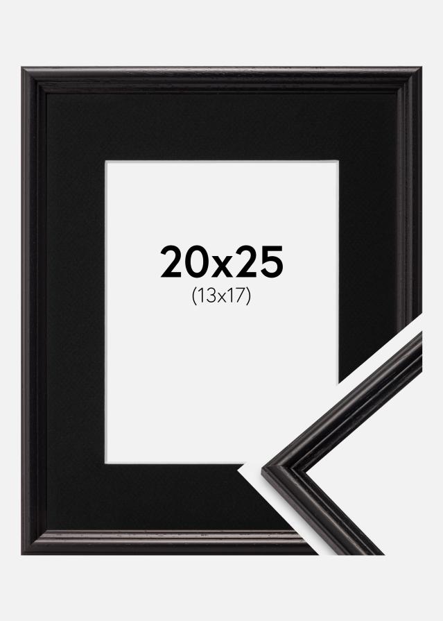 Cadre Horndal Noir 20x25 cm - Passe-partout Noir 14x18 cm