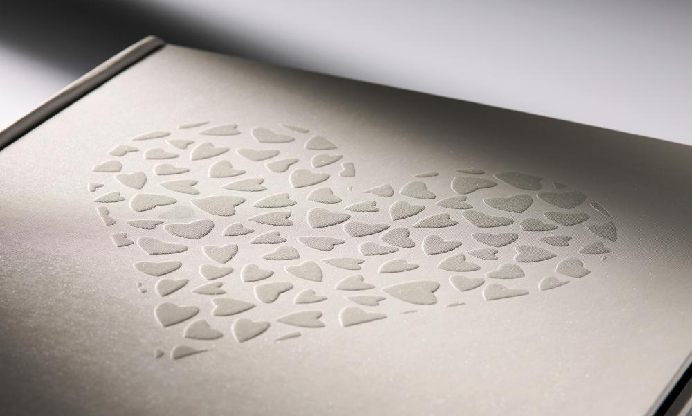 Just for Love Album de mariage - 28x30,5 cm (50 pages noires / 25 feuilles)