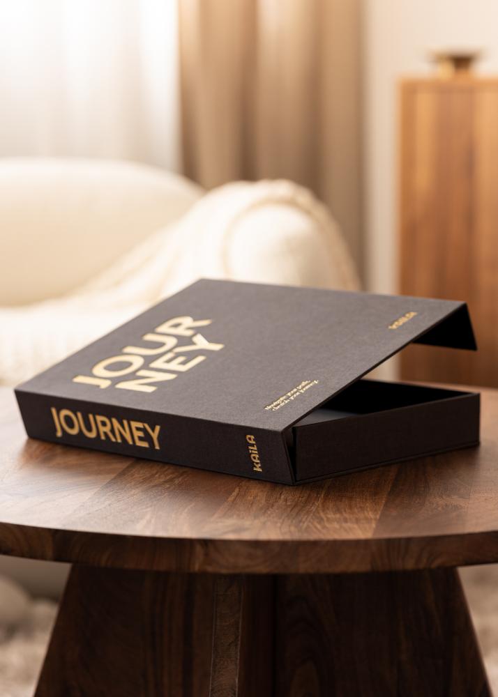 KAILA JOURNEY Black - Coffee Table Photo Album (60 Pages Noires)