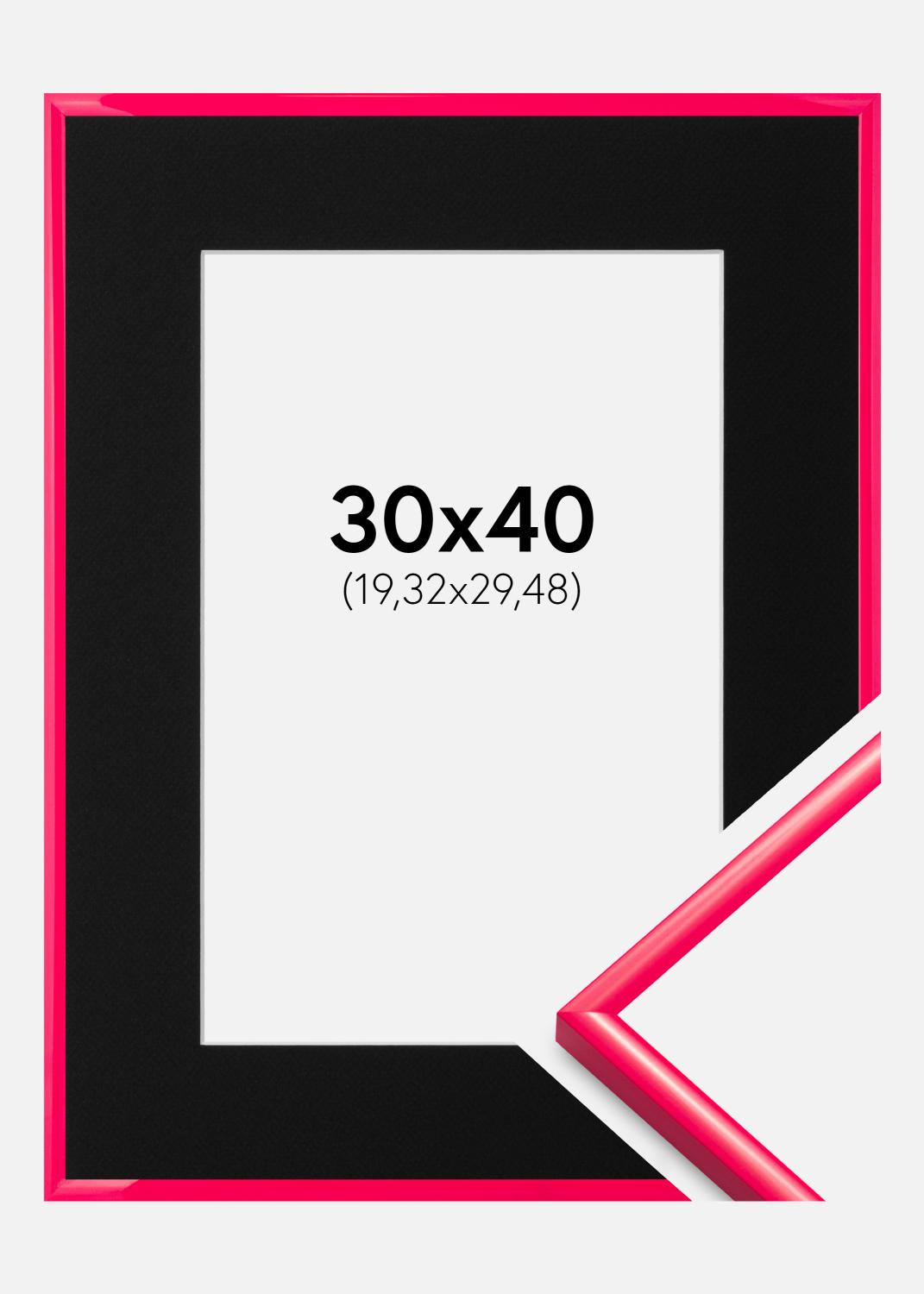 Product Image for Cadre New Lifestyle Hot Pink 30x40 cm - Passe-partout Noir 8x12 pouces