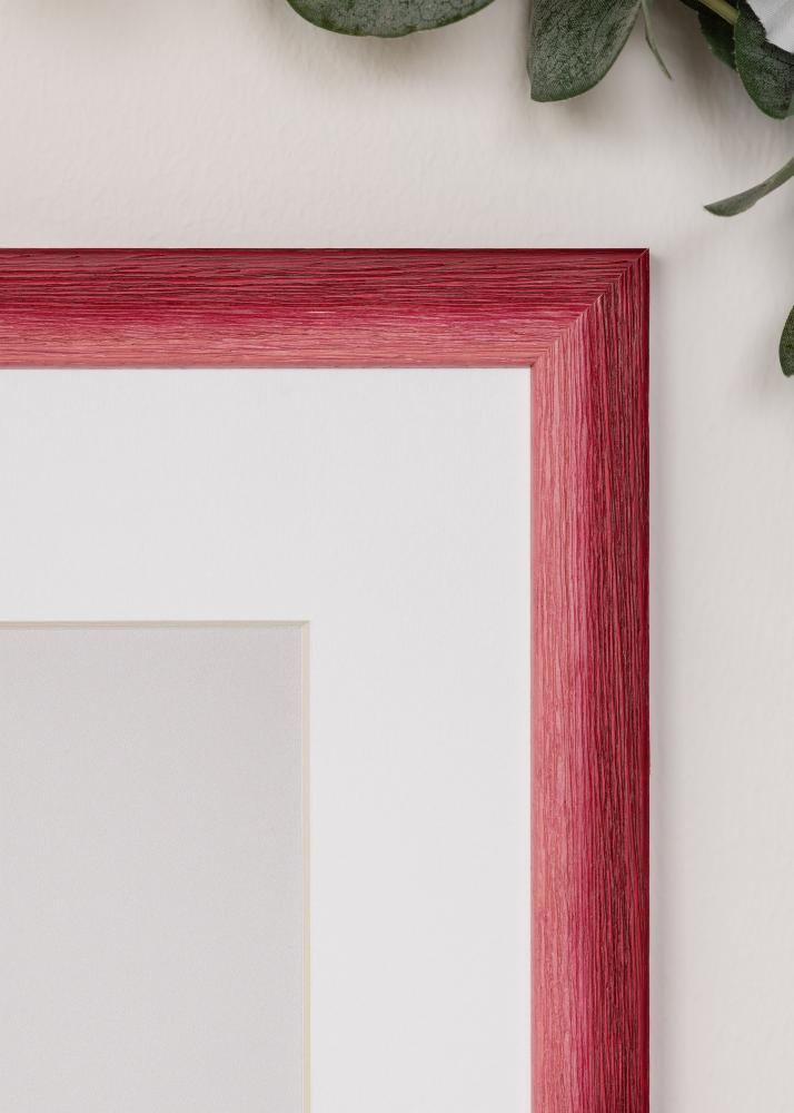 Cadre Cornwall Verre Acrylique Rouge Foncé 30x30 cm