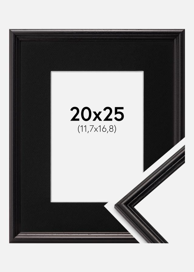 Cadre Horndal Noir 20x25 cm - Passe-partout Noir 5x7 pouces