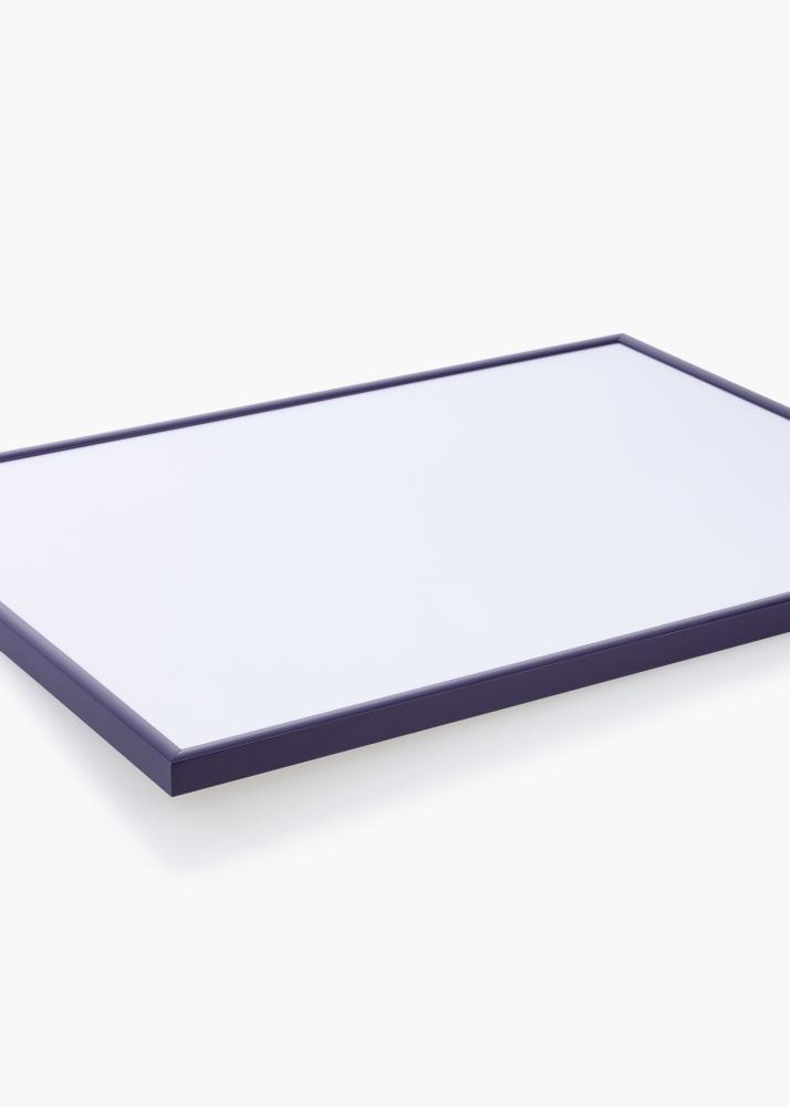 Cadre New Lifestyle Violet sombre 30x40 cm - Passe-partout Blanc 21x30 cm