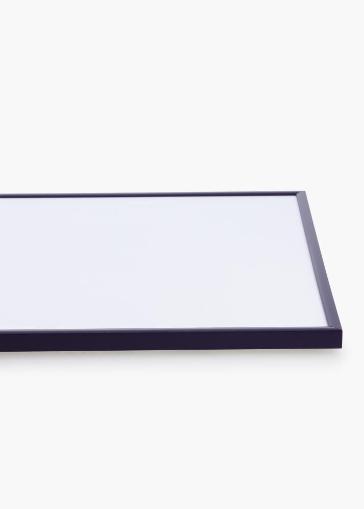 Cadre New Lifestyle Violet sombre 30x40 cm - Passe-partout Blanc 20x30 cm