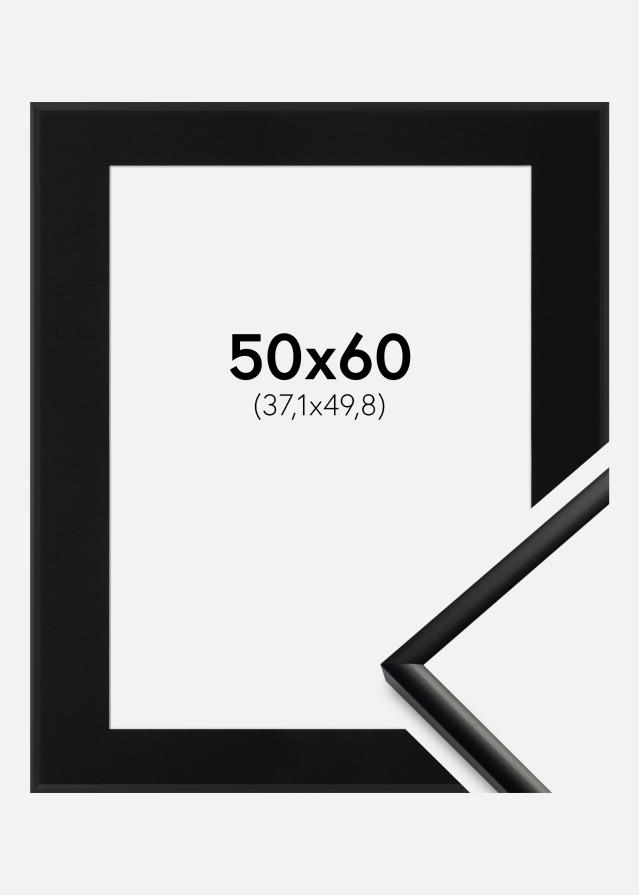 Cadre New Lifestyle Mat Noir 50x60 cm - Passe-partout Noir 15x20 pouces