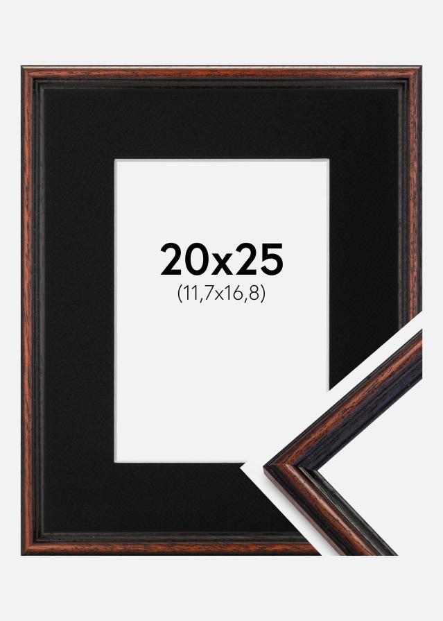 Cadre Horndal Noyer 20x25 cm - Passe-partout Noir 5x7 pouces