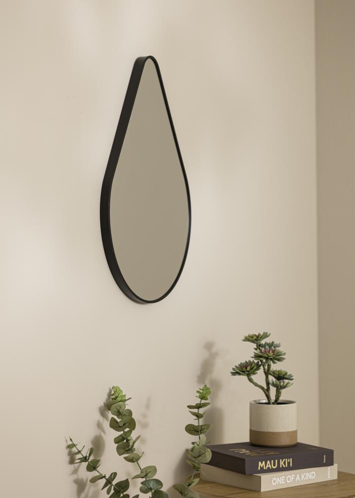 Miroir Water Drop Noir 51x71 cm