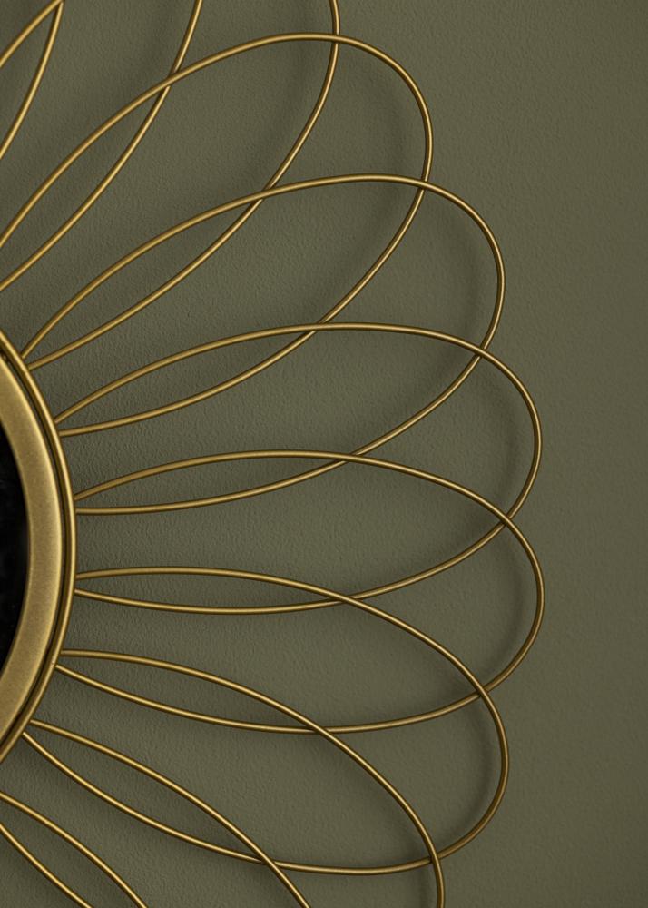 KAILA Miroir Flower - Or diamètre 50 cm