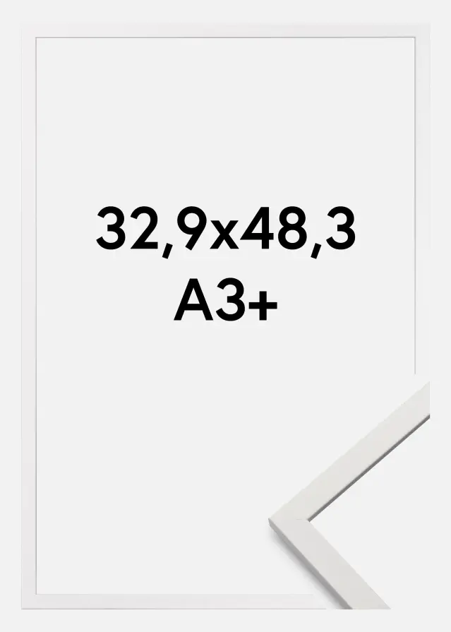 Cadre Edsbyn Blanc 32,9x48,3 cm (A3+)