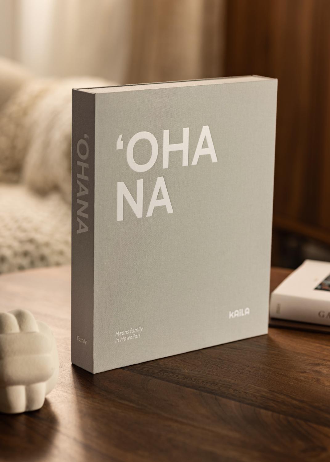 Product Image for KAILA 'OHANA - Coffee Table Photo Album (60 Pages Noires / 30 Feuilles)