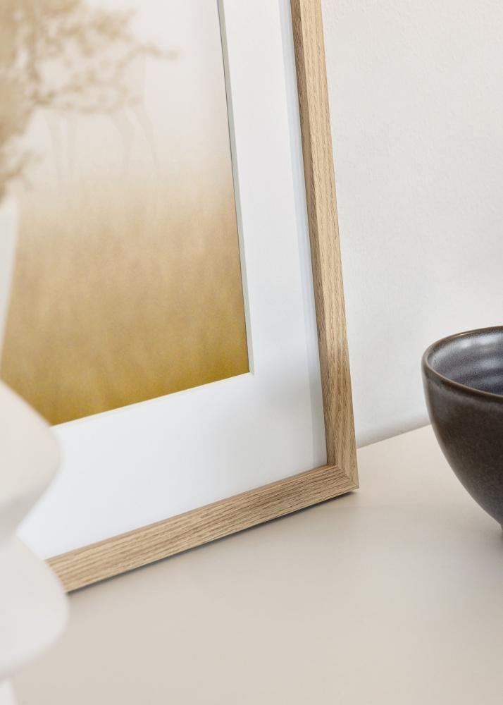 Cadre Trendy Verre Acrylique Chêne 27x32 cm