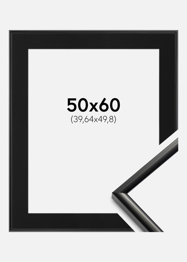 Cadre New Lifestyle Noir 50x60 cm - Passe-partout Noir 16x20 pouces