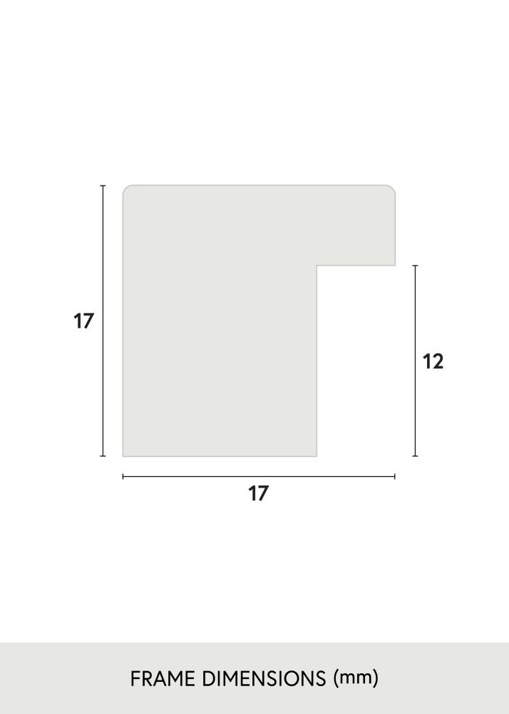 Cadre Kent Verre Acrylique Orange 40x40 cm