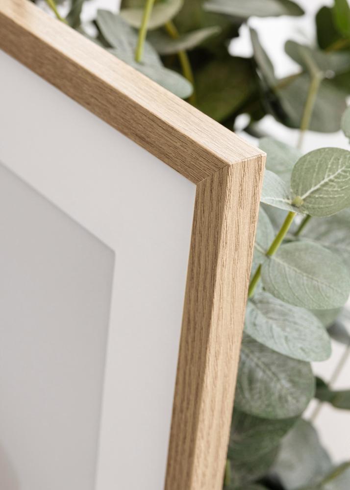 Cadre Trendy Verre Acrylique Chêne 27x32 cm