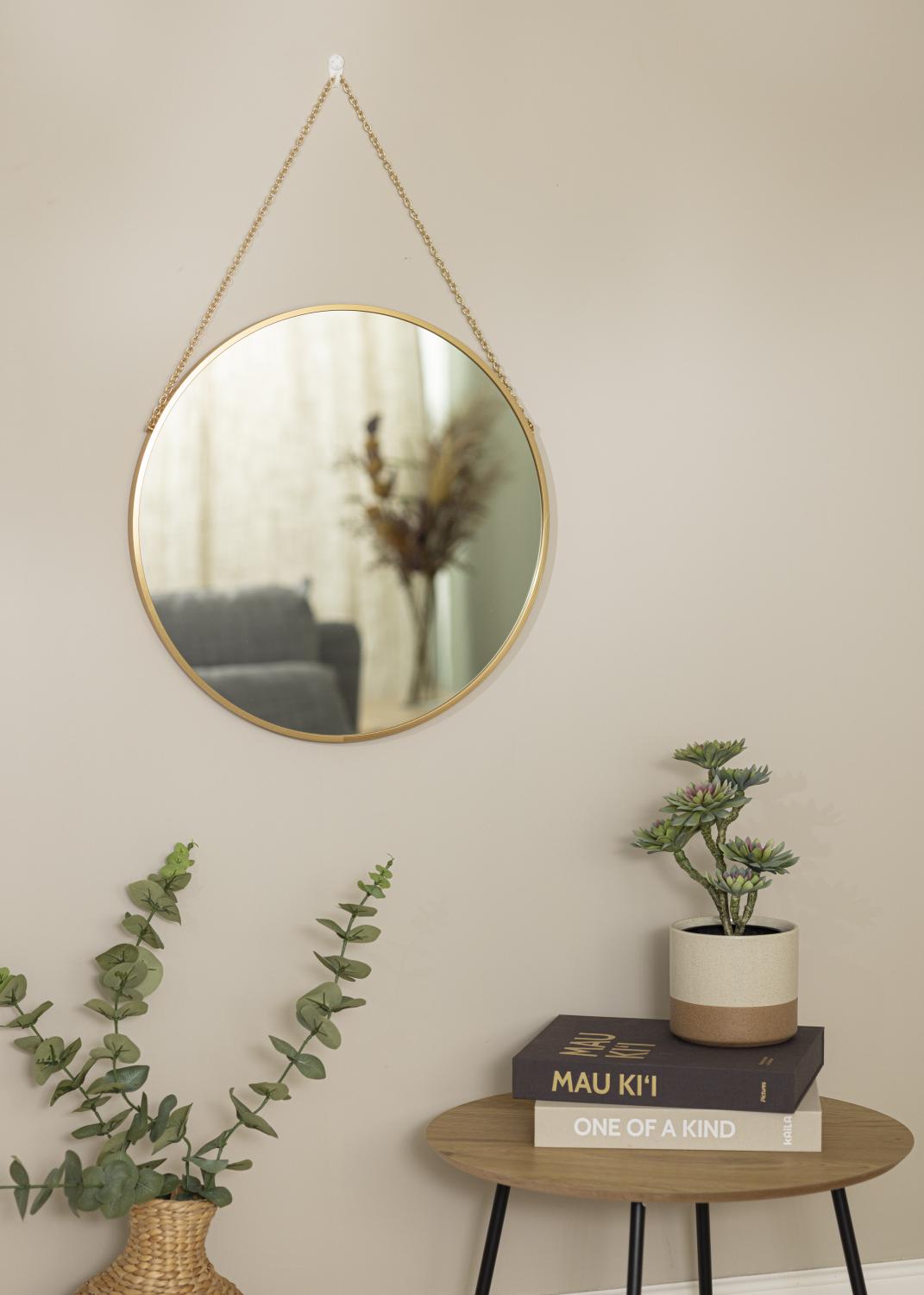Product Image for Miroir rond Modern Deep Or 51 cm Ø