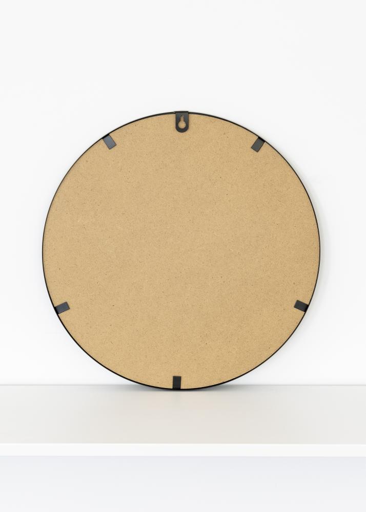 KAILA Miroir rond Triangles - Noir diamètre 35 cm