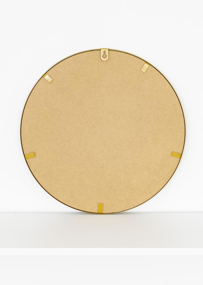 KAILA Miroir rond Triangles - Or diamètre 35 cm