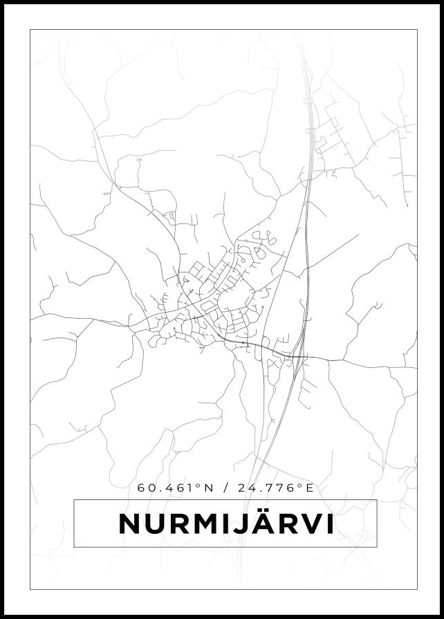 Map - Nurmijärvi - White